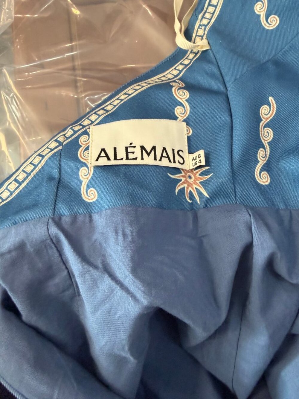 Alémais Acacia printed halterneck cotton minidress - Picture 10 of 10